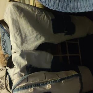 90,s akademiks jeans and jean jacket match